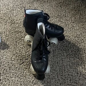Black Roller Skates with Light Up Wheels